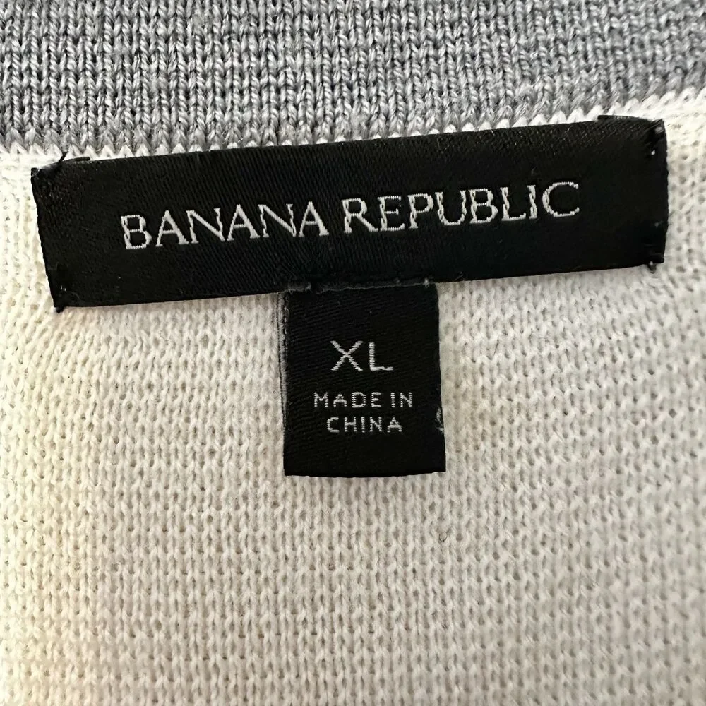 Banana republic‎ Wool Blend colorblock sweater size XL capsule